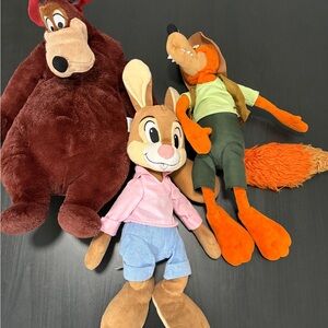 Disney Splash Mountain Retired full set Brer Rabbit, Brer Fox, Brer Bear